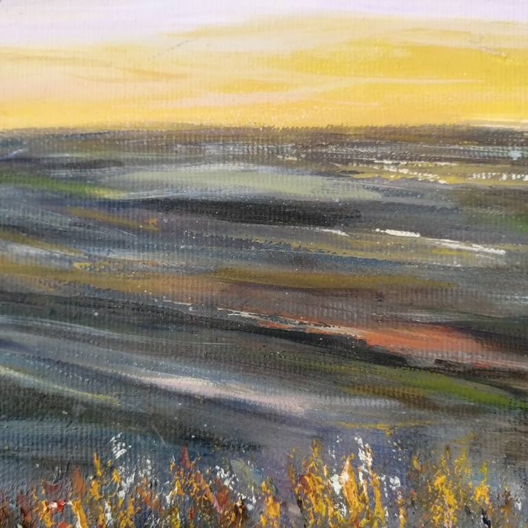 Original Abstract Landscape Painting by Veronika Kunets