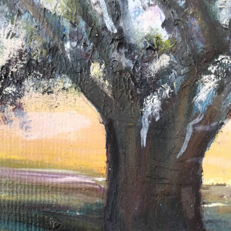 Original Abstract Landscape Painting by Veronika Kunets