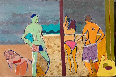 Original Modern Beach Drawing by Olivier Mourao