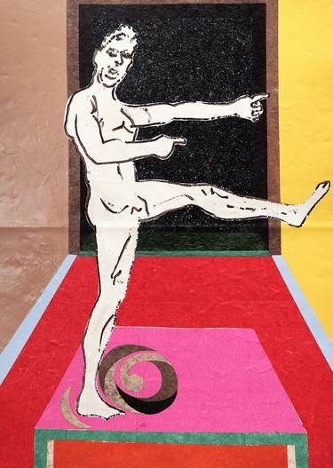 Original Figurative Men Drawing by Olivier Mourao