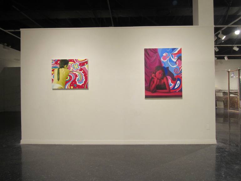 Original Realism People Painting by Angelica Jones