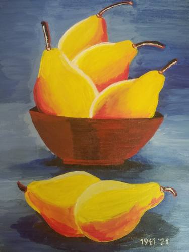 Saatchi Art Artist Zorayda Bautista; Paintings, “Pears” #art