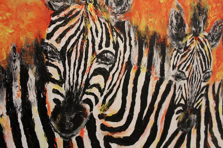 Original Impressionism Animal Painting by Vikashini P