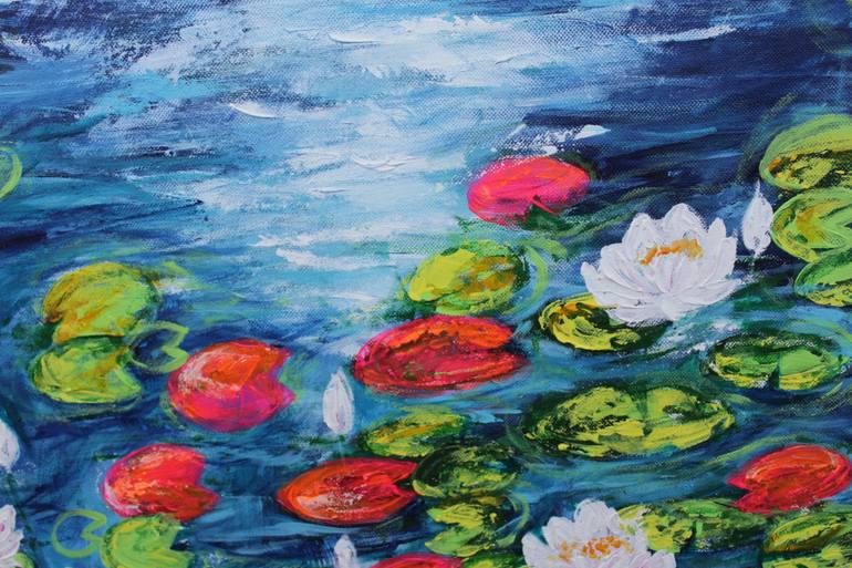 Original Expressionism Landscape Painting by Vikashini P