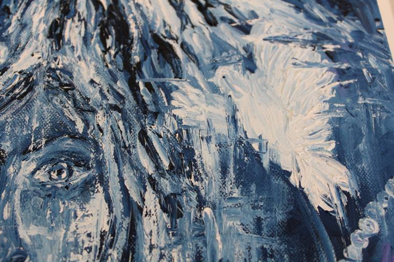 Original Abstract Expressionism People Painting by Vikashini P