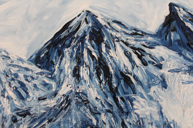 Original Abstract Expressionism People Painting by Vikashini P