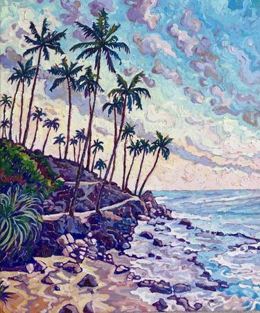 Original Impressionism Seascape Paintings by Natalia Bessmertnova