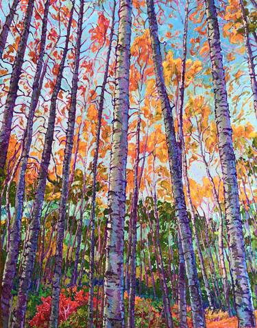 Original Impressionism Nature Paintings by Natalia Bessmertnova