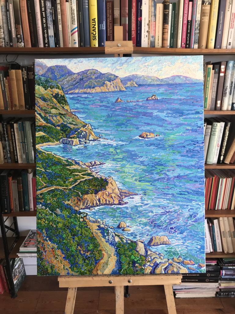 Original Seascape Painting by Natalia Bessmertnova
