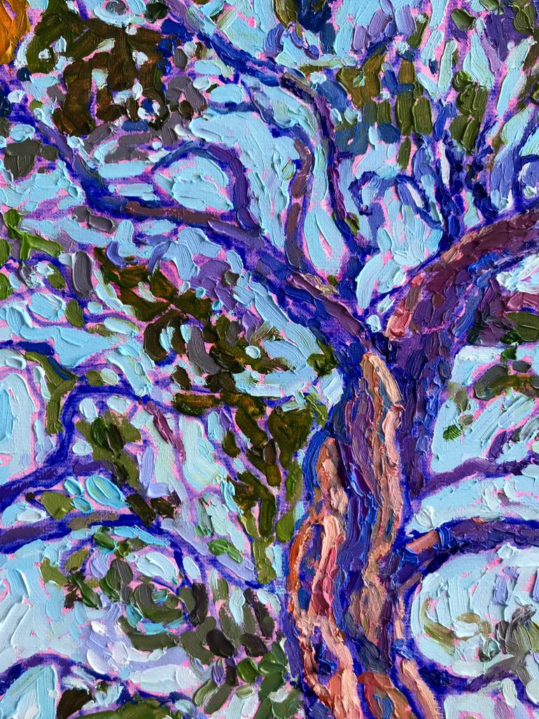 Original Impressionism Landscape Painting by Natalia Bessmertnova