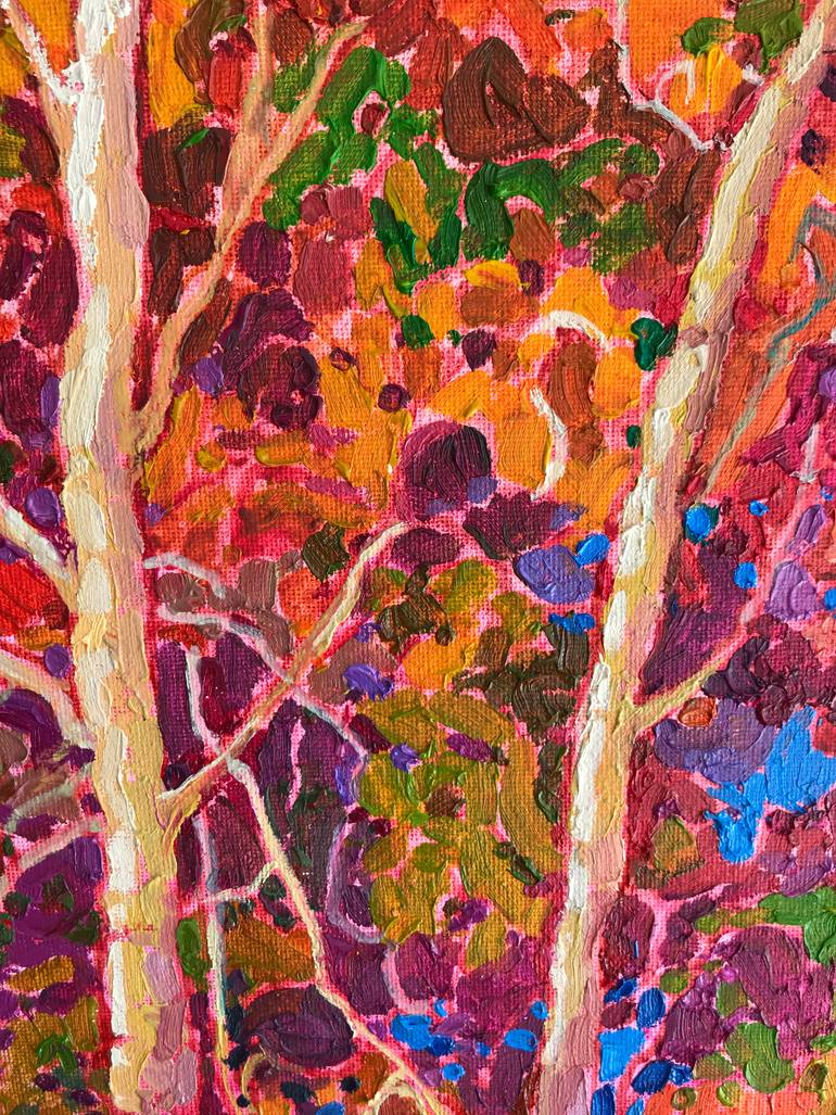 Original Impressionism Landscape Painting by Natalia Bessmertnova