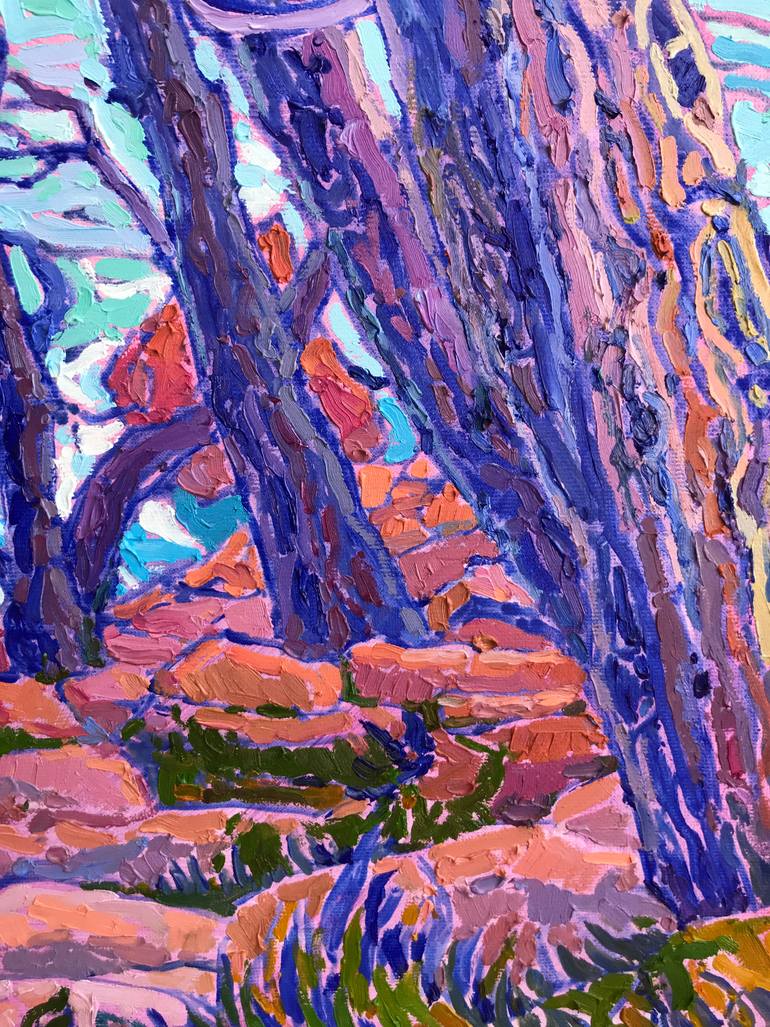 Original Impressionism Seascape Painting by Natalia Bessmertnova