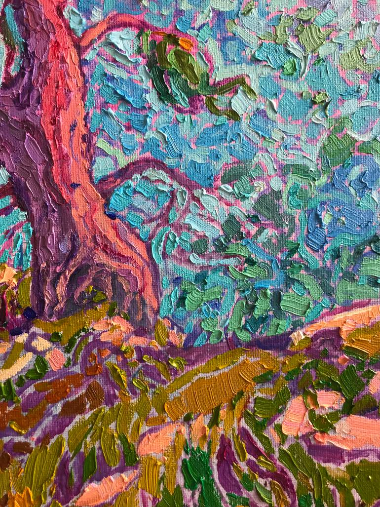 Original Impressionism Seascape Painting by Natalia Bessmertnova