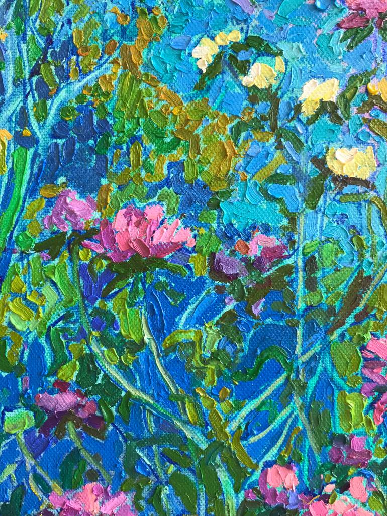Original Impressionism Seascape Painting by Natalia Bessmertnova