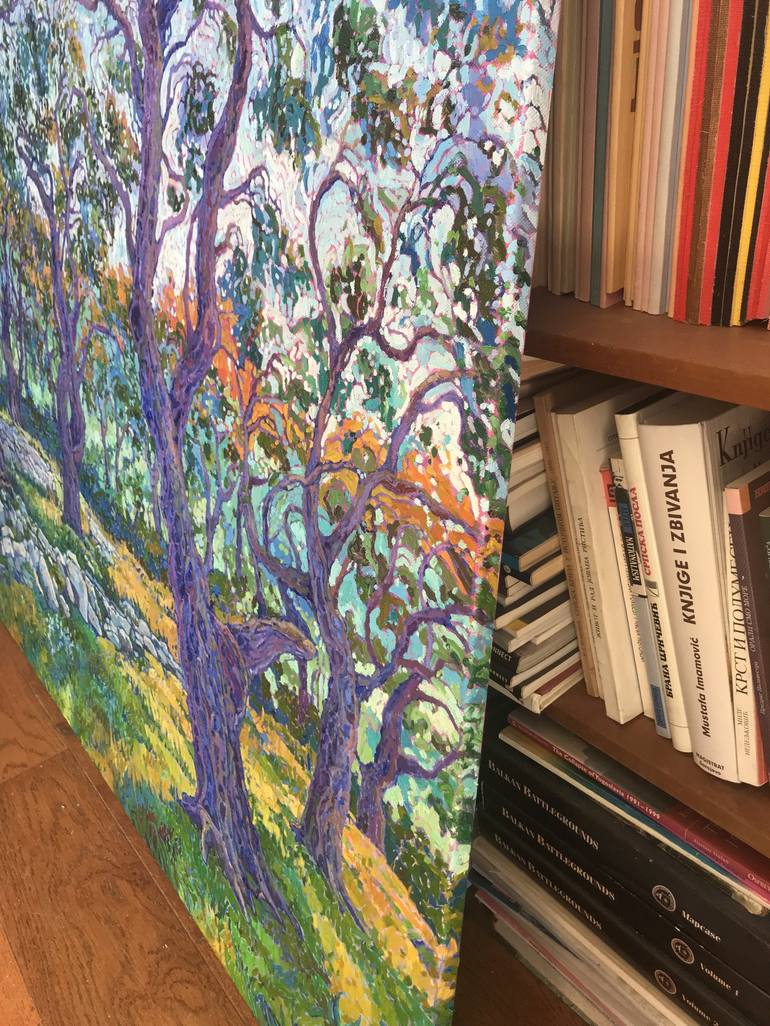 Original Impressionism Landscape Painting by Natalia Bessmertnova