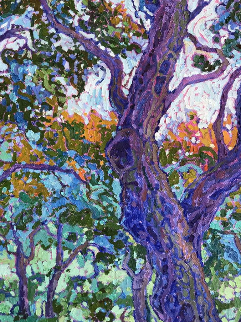 Original Impressionism Landscape Painting by Natalia Bessmertnova