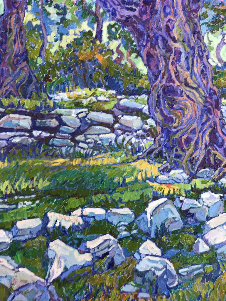 Original Impressionism Landscape Painting by Natalia Bessmertnova