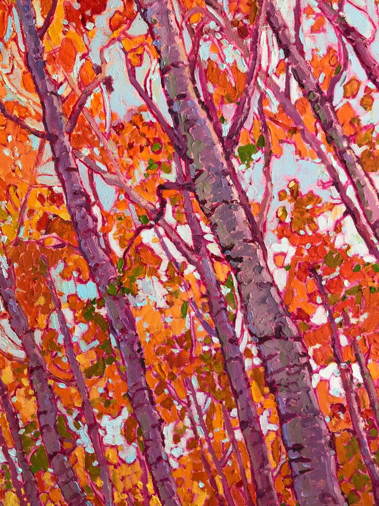 Original Expressionism Landscape Painting by Natalia Bessmertnova