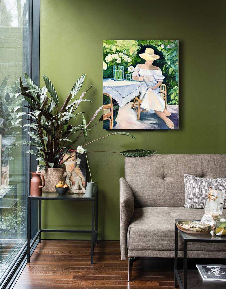 Original Expressionism Women Painting by Natalia Bessmertnova