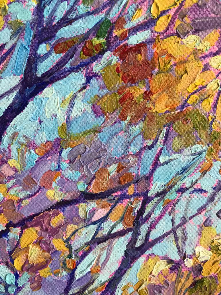 Original Impressionism Landscape Painting by Natalia Bessmertnova