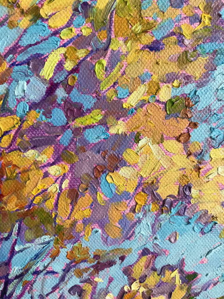 Original Impressionism Landscape Painting by Natalia Bessmertnova