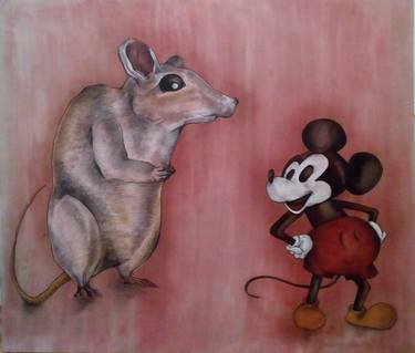 Original Pop Art Cartoon Paintings by Andrea Klose