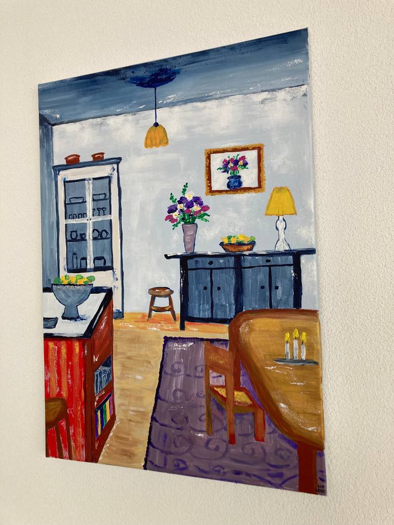 Original Art Deco Other Painting by Hajnalka Fellmann