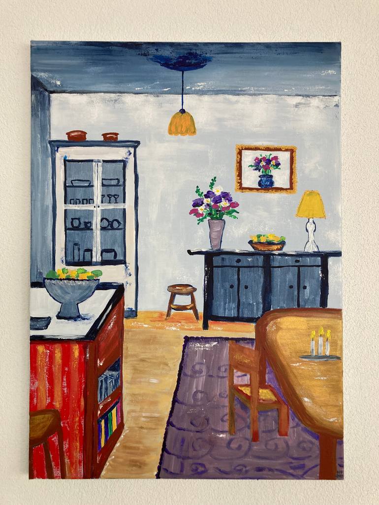 Original Art Deco Other Painting by Hajnalka Fellmann