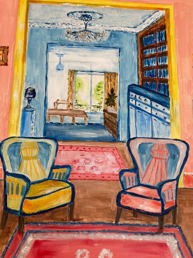 Original Art Deco Other Painting by Hajnalka Fellmann