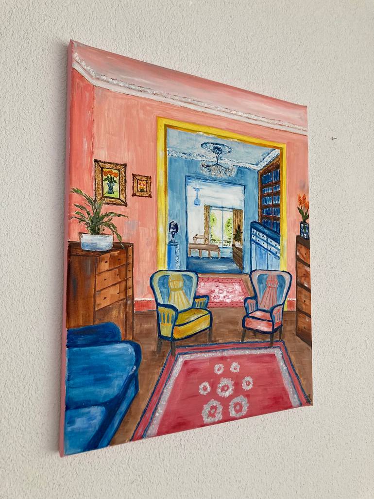Original Art Deco Other Painting by Hajnalka Fellmann