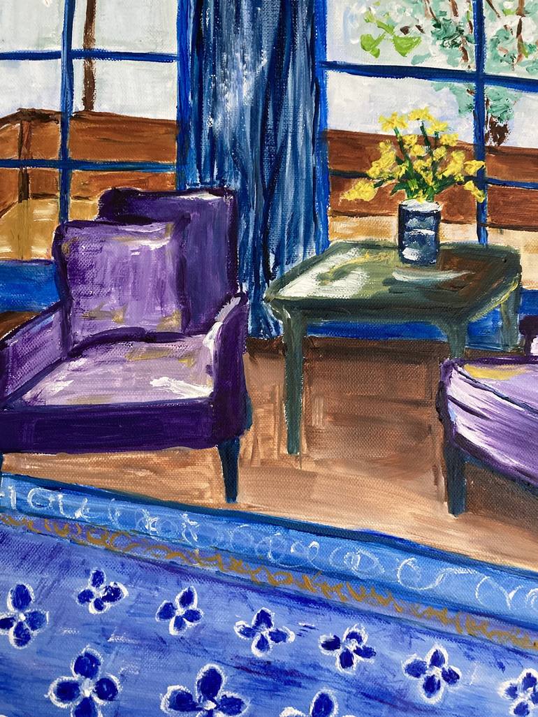 Original Interiors Painting by Hajnalka Fellmann