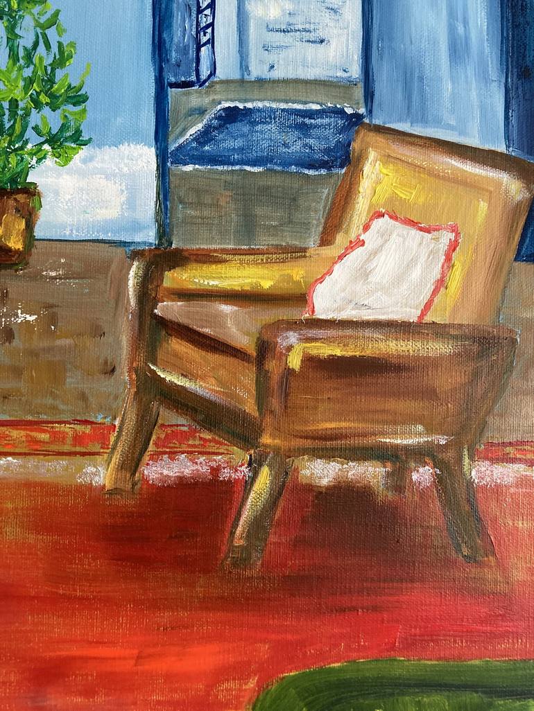 Original Contemporary Interiors Painting by Hajnalka Fellmann