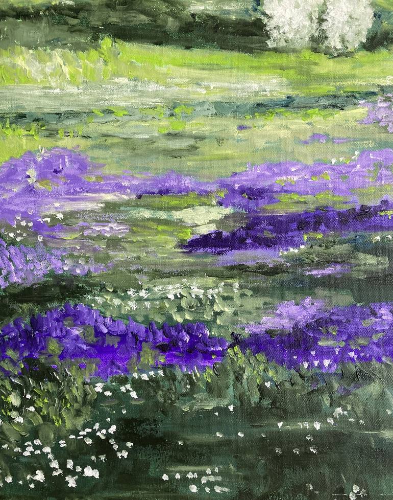 Original Impressionism Landscape Painting by Hajnalka Fellmann