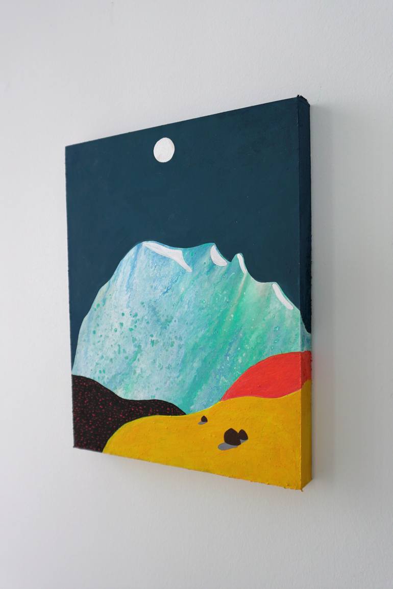 Original Abstract Landscape Painting by Zhannet Abish