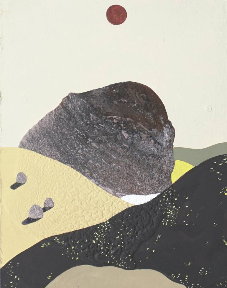 Original Abstract Landscape Paintings by Zhannet Abish