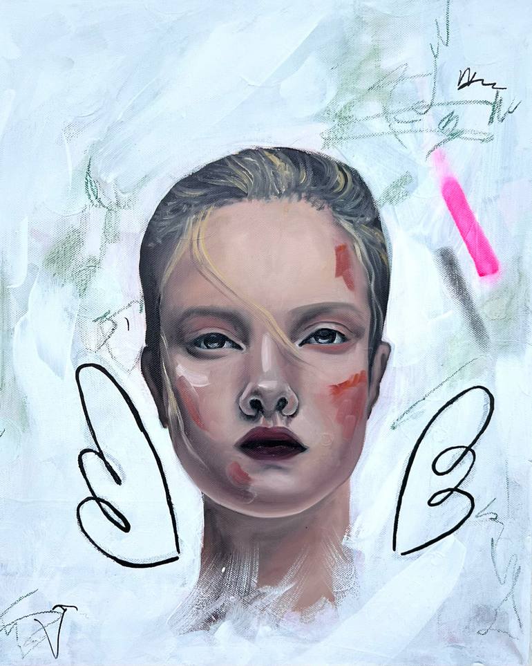 Portrait X1014 Painting by Kseniya Rai | Saatchi Art