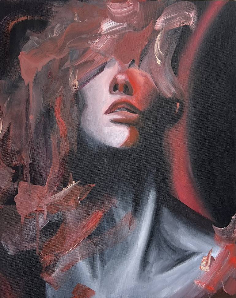 Portrait X1038 Painting by Kseniya Rai | Saatchi Art