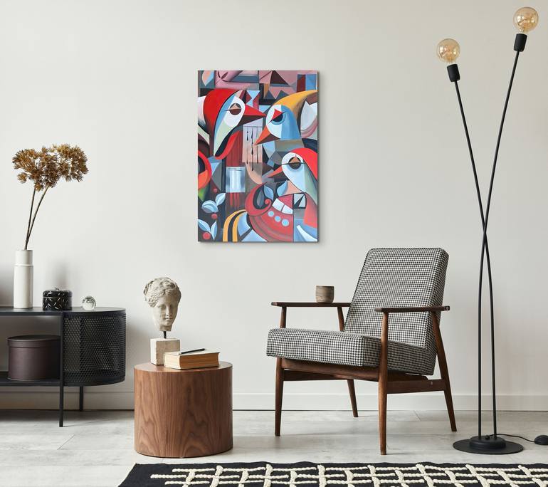 Original Realism Abstract Painting by Kseniya Rai