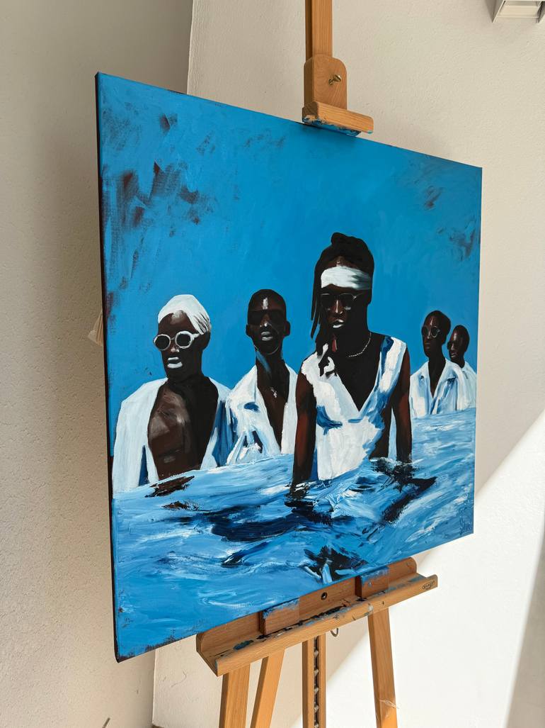 Original Contemporary Beach Painting by Kseniya Rai