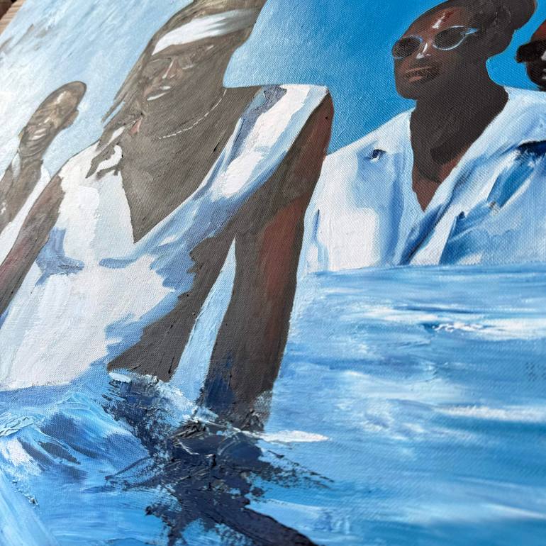 Original Contemporary Beach Painting by Kseniya Rai