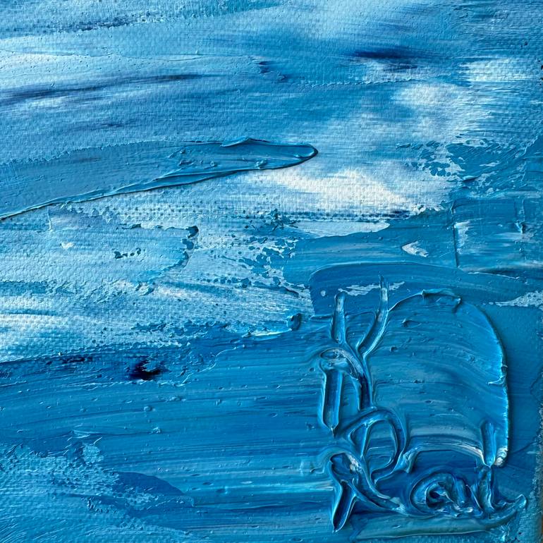 Original Contemporary Beach Painting by Kseniya Rai