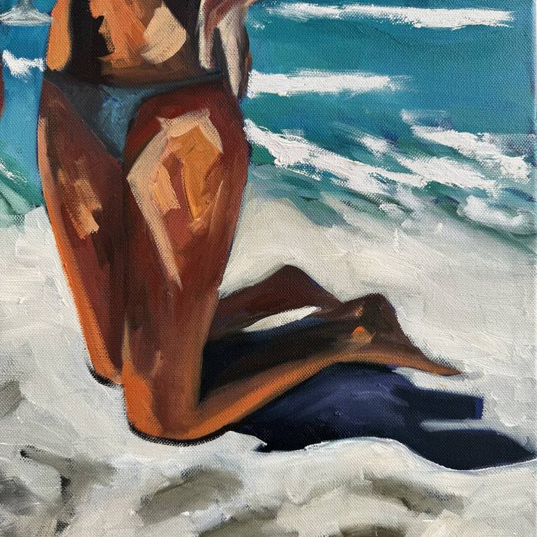Original Contemporary Beach Painting by Kseniya Rai