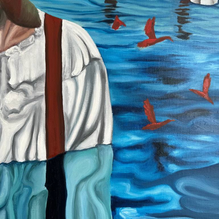 Original Contemporary Beach Painting by Kseniya Rai