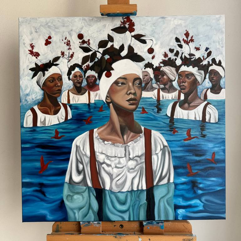 Original Contemporary Beach Painting by Kseniya Rai