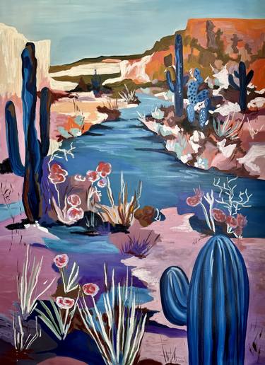 Print of Expressionism Landscape Paintings by Kseniya Rai