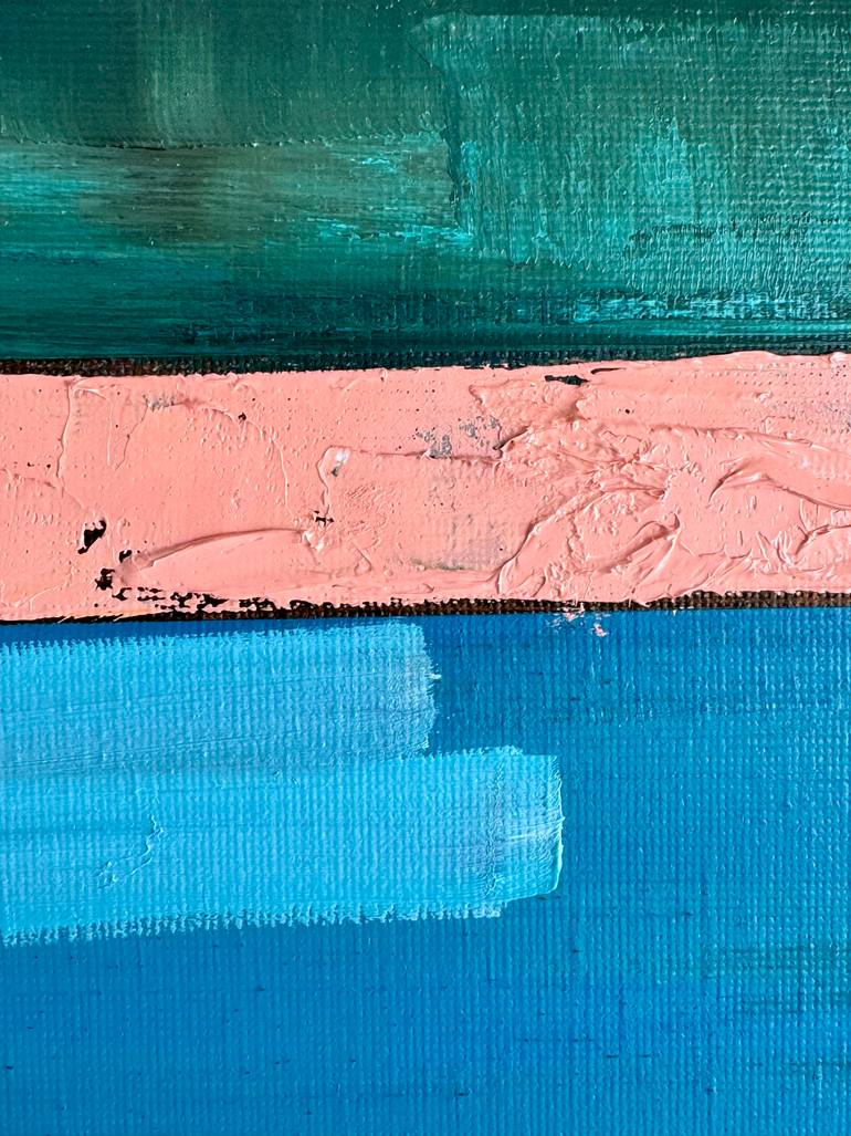 Original Abstract Beach Painting by Kseniya Rai