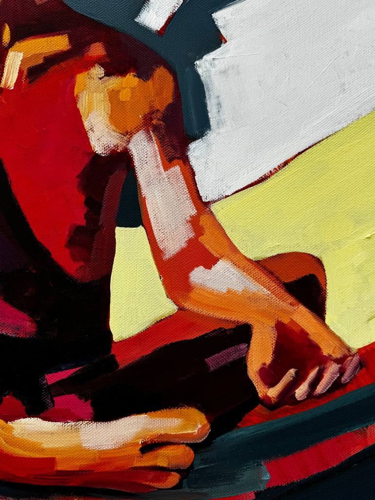 Original Conceptual Outer Space Painting by Kseniya Rai