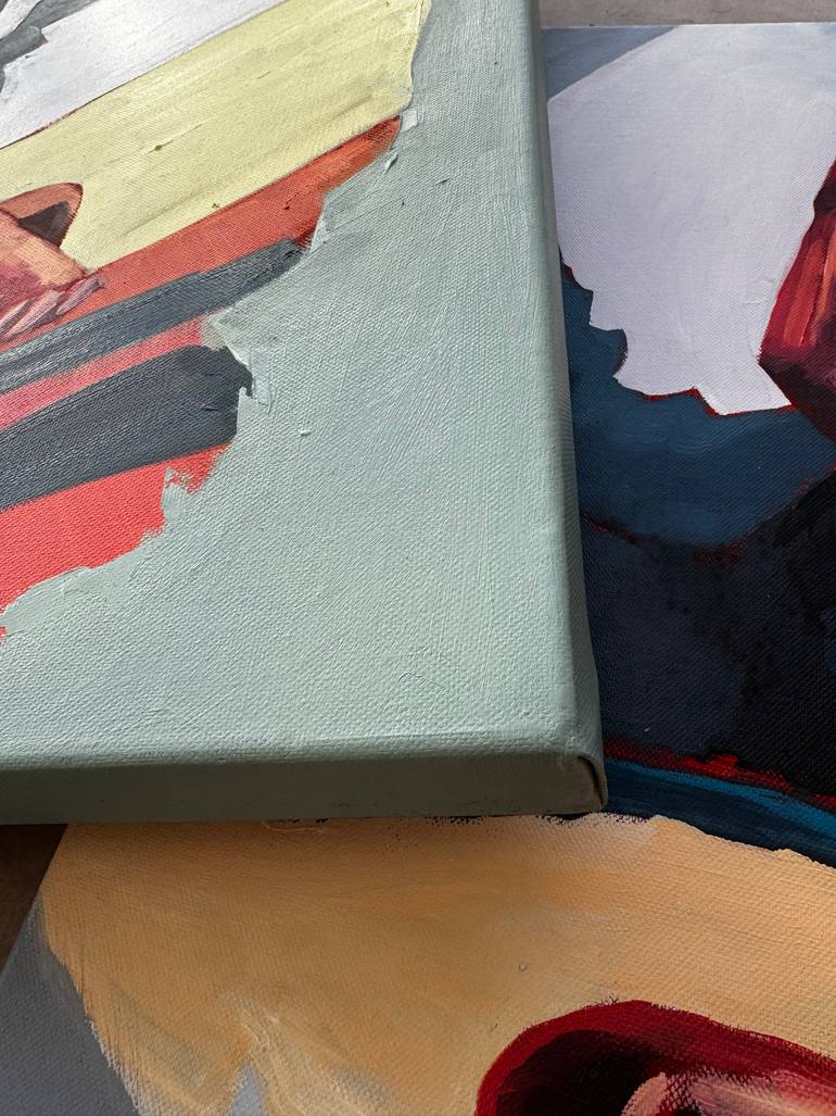 Original Conceptual Outer Space Painting by Kseniya Rai