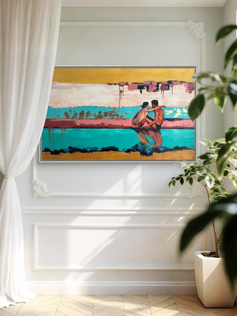 Original Abstract Expressionism Abstract Painting by Kseniya Rai