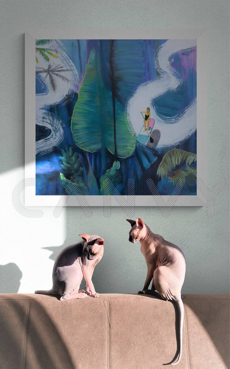 Original Expressionism Landscape Painting by Kseniya Rai